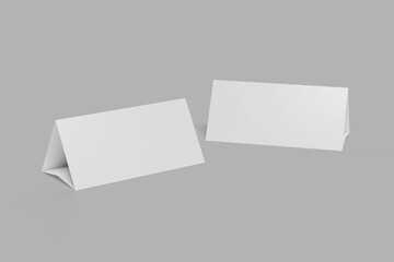 Landscape tent card for mockup