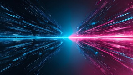 Abstract digital technology background, artificial intelligence. Abstract Network Background with Copy Space