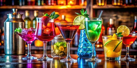 Create a stunning, transparent mixology icon for cocktail and beverage projects, enhancing bars and bartending concepts. Ideal for innovative and elegant design solutions.