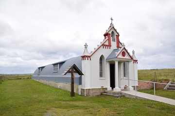 Fototapeta premium The Italian Chapel, Lamb Holm, Orkney, Scotland