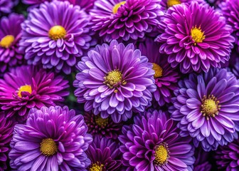 Delicate violet floral patterns suitable for backgrounds, textiles, wallpapers, and imaginative design projects,