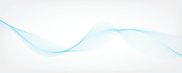 abstract blue wave background