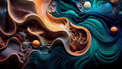 Organic Shapes Background