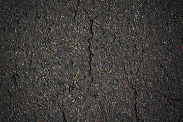 Asphalt background. Asphalt road top view. The road background