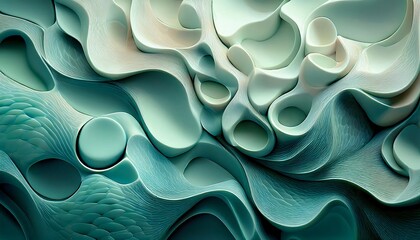 Obraz premium Organic Shapes Background