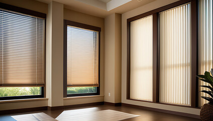 customizable window treatments enable controlled sunlight entry various blind designs including venetian vertical cellular options