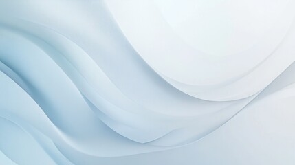 Fototapeta premium Abstract Blue and White Wavy Background