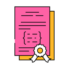 software licensing line icon vector. software licensing sign. isolated symbol illustration