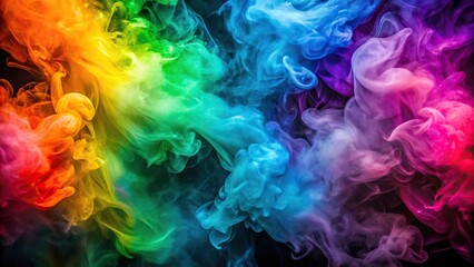 artistic colourful smoke wallpaper