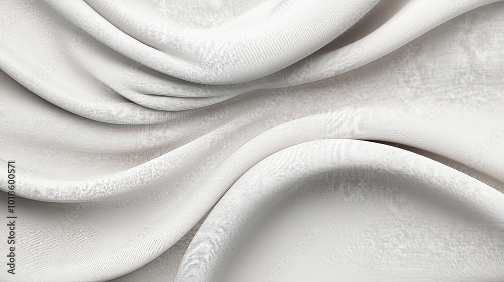 Poster a grey fabric texture background with visible threads and soft texture, creating a cozy and tactile 