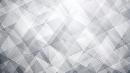 Fototapeta premium Asymmetrical abstract white and gray geometric modern gradient background