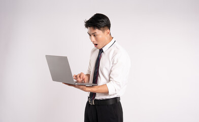 adult, advertisement, asian, background, business, businessman, casual, cheerful, chinese, computer, digital, enjoy, filipinos, freelancer, gesture, handsome, happiness, happy, indonesian, internet, i