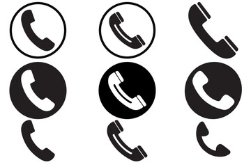 Contact icon/ phone calls icon vector art design 