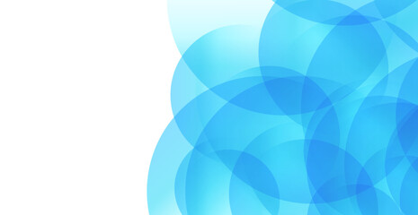 Blue Circle Geometric Pattern Background. Technology Banner. Abstract Business Wallpaper. Vector Illustration