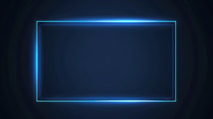Glowing Neon Frame Abstract Background