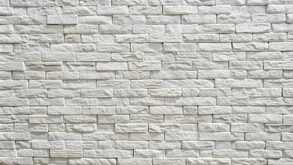 Naklejka premium Background of high detailed white stone wall