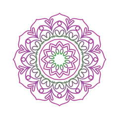 Vector colorful Islamic mandala Backgrounds collection