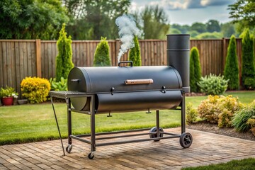 Backyard cookout with Long Shot Texas Charcoal offset smoker