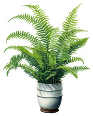 PNG Indoor plant fern leaf houseplant.