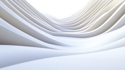 Obraz premium Abstract White Architectural Design