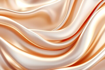 Obraz premium Smooth Blush Pink Fabric with Soft Waves and Texture