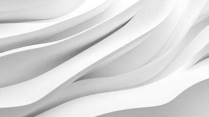 Obraz premium Abstract White Curved Background