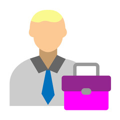 Employee Vector Flat Icon Design