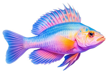 Fototapeta premium PNG Royal gramma fish animal pomacanthidae pomacentridae.