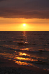 Sunset over the Baltic Sea