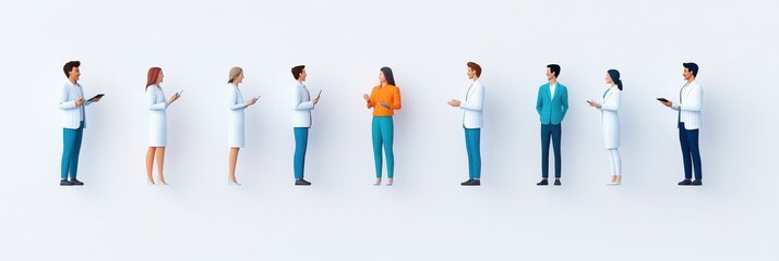 Diverse Team of Professionals Working Together.