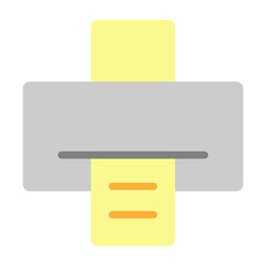 Print Vector Flat Icon Design