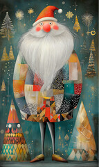 Surrealistic P&egrave;re No&euml;l.