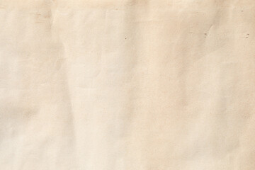 Crumpled Old yellow paper texture
