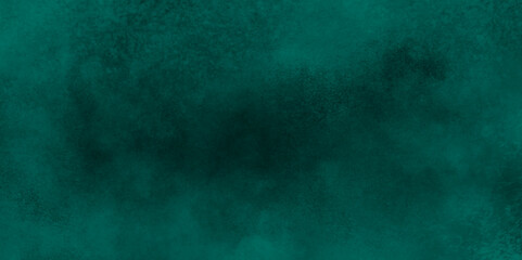 Green smoke on the dark background, Deep Blue Dramatic Horizontal Background With Beautiful Universe Dust, Abstract smoke over the black background. Smoke background.Smoke movement on black background