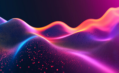 abstract background with glowing lines