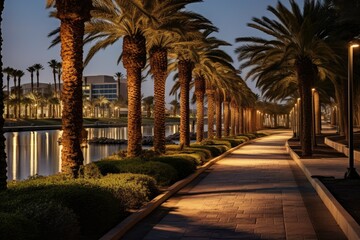 Obraz premium trees on the beach