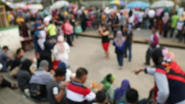 Malaysian tourists in Klong Hae Floating Market, located in Hat Yai, Songkhla Province, Thailand. It is one of the most popular tourist destinations in Hat Yai. 
