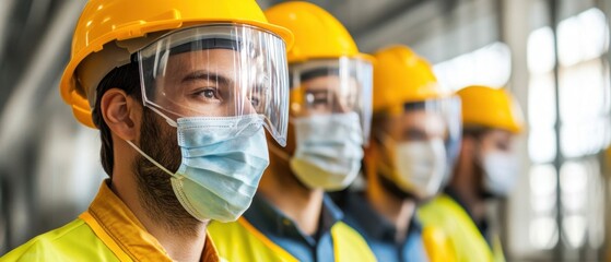 Factory Workers in a Clean and Bright Environment