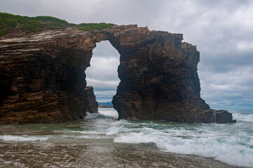 Playa de las Catedrales, Ribadeo, Galicia - España. 