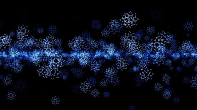 snow particle loop back ground