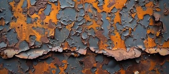 Obraz premium Weathered Rusty Metal Texture