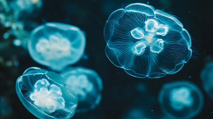 jelly fish in the aquarium