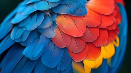 Fototapeta premium blue and yellow macaw