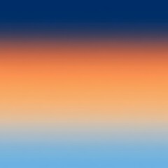 Fototapeta premium Vibrant sunset gradient with hues of orange, blue, and navy blending beautifully.