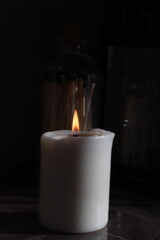 candle in the dark