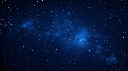 A Realistic Illustration of a Night Sky with Stars and a Galaxy in the Background