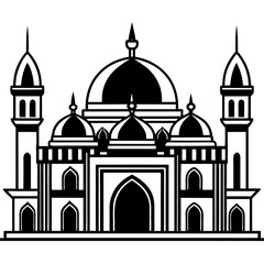 taj mahal vector