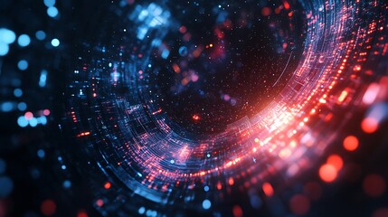 Fototapeta premium Cutting-edge artificial intelligence powered by digital circuitry and algorithms