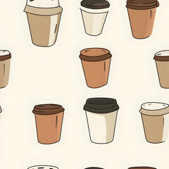 coffee cup pattern