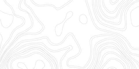 Abstract Contour Topographic Line Pattern in Black and White, cartography topographic map. Topographic map background geographic line map.